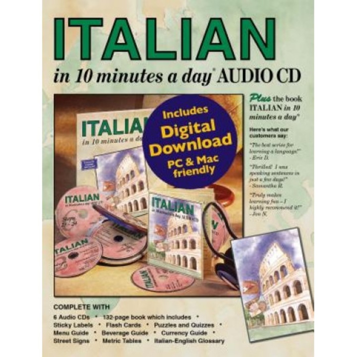 Italian in 10 Minutes a Day Audio CD, Kristine K. Kershul (Author)