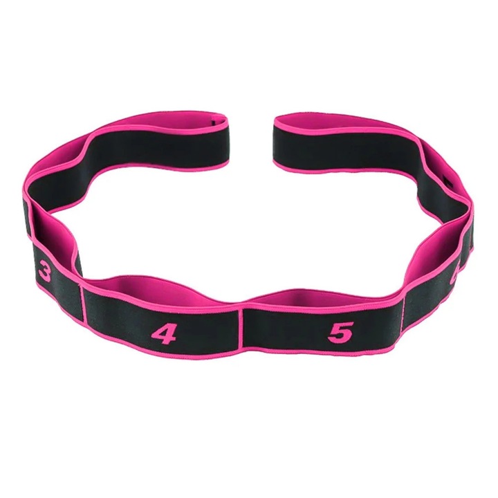 Centura elastica fitness YANYXR roz, extensibila, confortabila