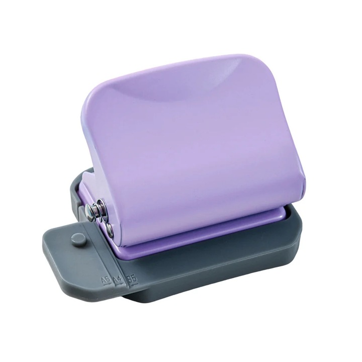 Perforator 6 gauri YANYXR, capacitate 10 foi, multicolor, 9x6.5x6cm