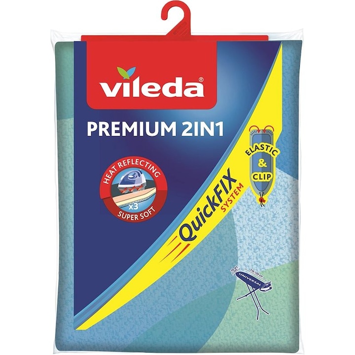 Калъф за дъска за гладене Vileda Premium 2в1