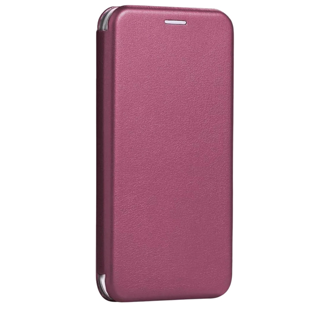 Husa pentru Huawei nova 9, FlipOn, Piele ecologica, Buzunar card, Functie stand, Acoperire completa, Decupaj difuzor apeluri, Protectie 360 de grade, Tip carte, Visiniu