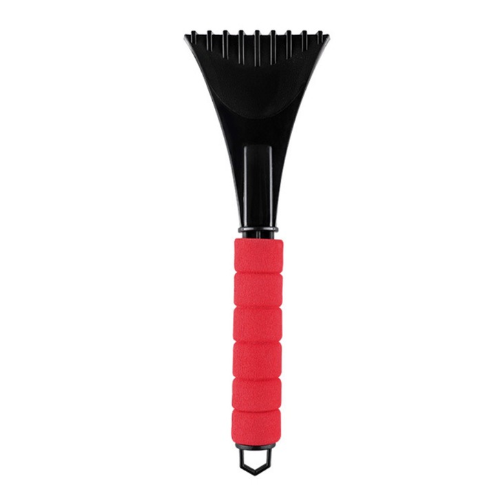 Lopata dezghetat auto, plastic ABS, albastru-negru-rosu, 28x9.5x2.5cm