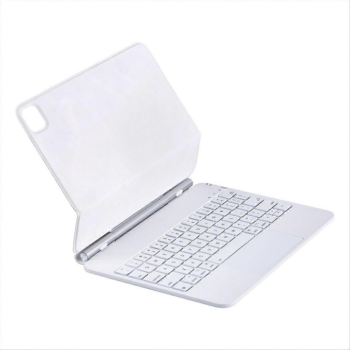 Tastatura tableta 3-in-1 cu touchpad si suport, alb, 10.9inch