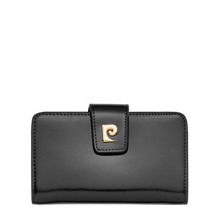 Portofel dama, Pierre Cardin, PCL00900, Piele naturala, Negru