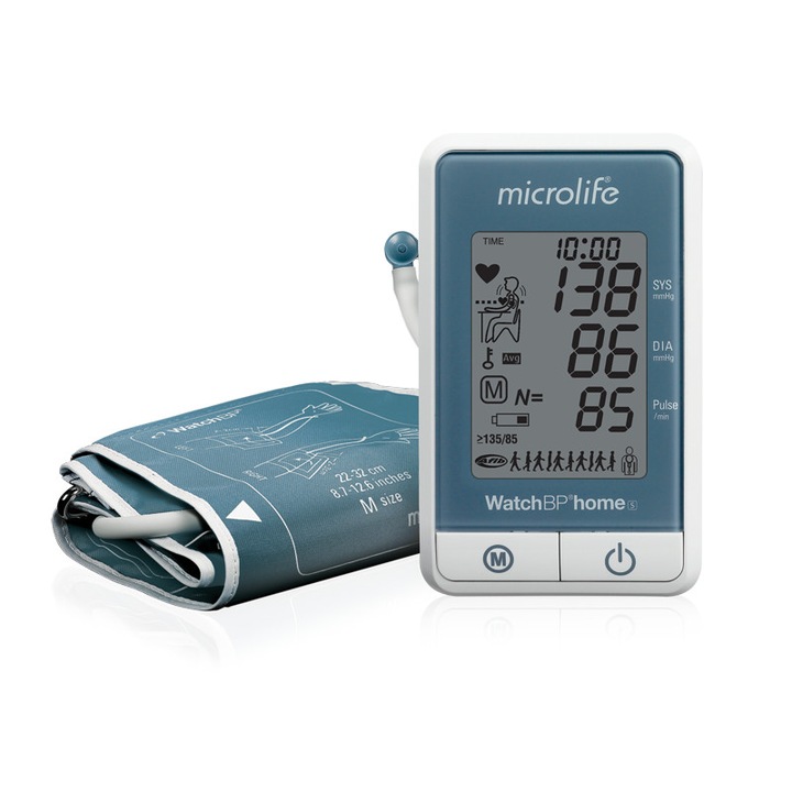 Microlife WatchBP Home S teljesen automatikus digitális felkar vérnyomásmérő