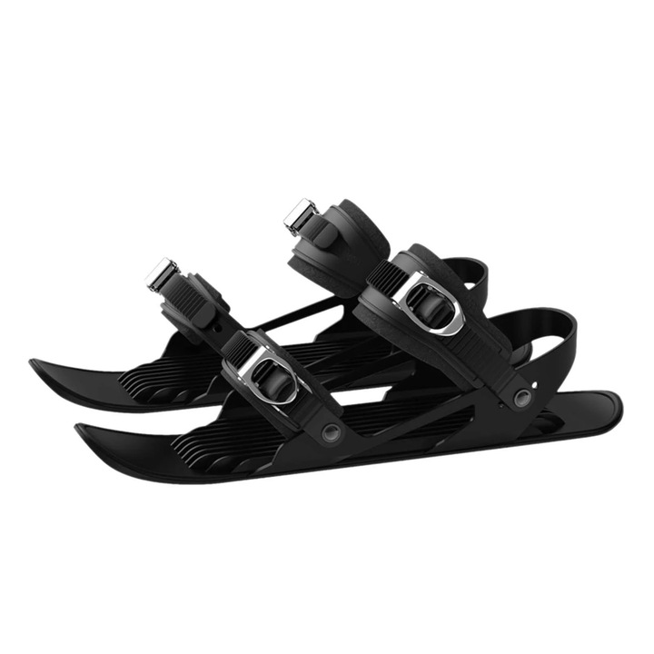 Mini schiuri copii YANYXR, non-alunecare, negru, 39x11cm