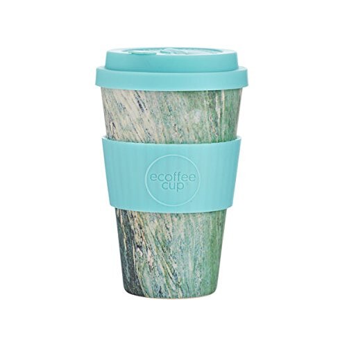 Cana de voiaj - Marmo Verde with Turquoise