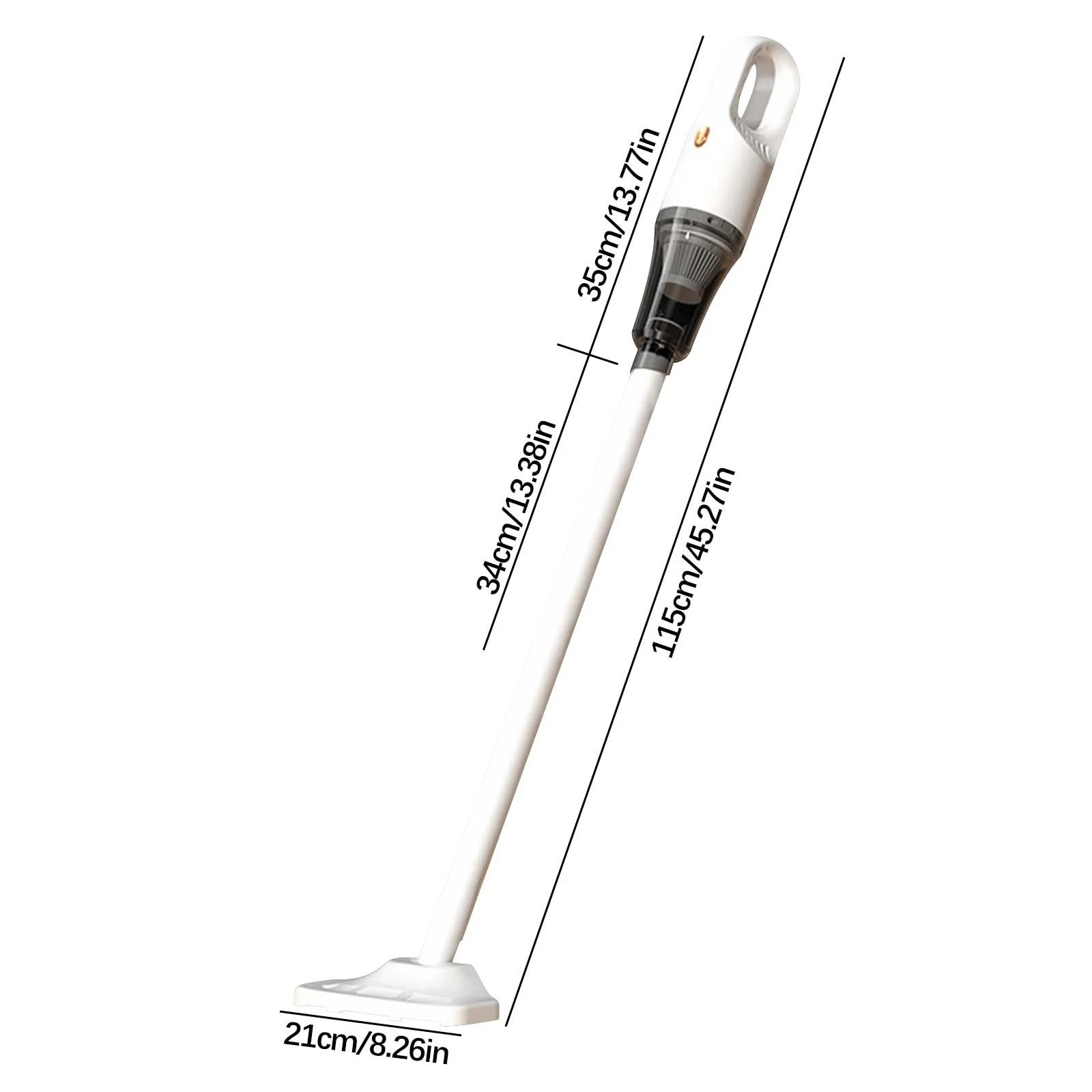 Aspirator portabil fara fir multifunctional 3 in 1, alb, mic