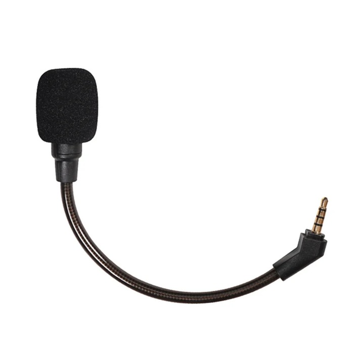YANYXR csere mikrofon gaming fejhallgatóhoz 16cm fekete