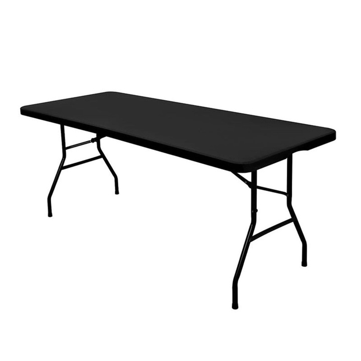 Spandex elasztikus asztalterítő, 243x76cm, szélálló, mosható, téglalap alakú