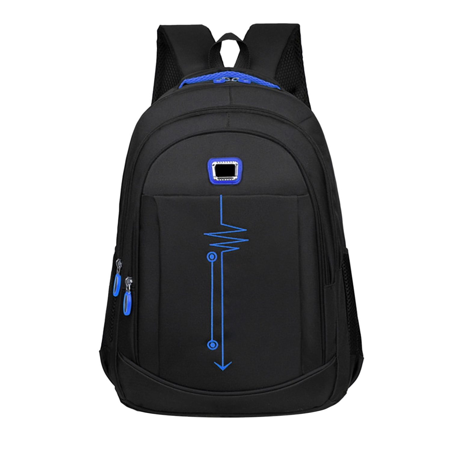 Rucsac laptop mare, usor, albastru, 46x32x19cm