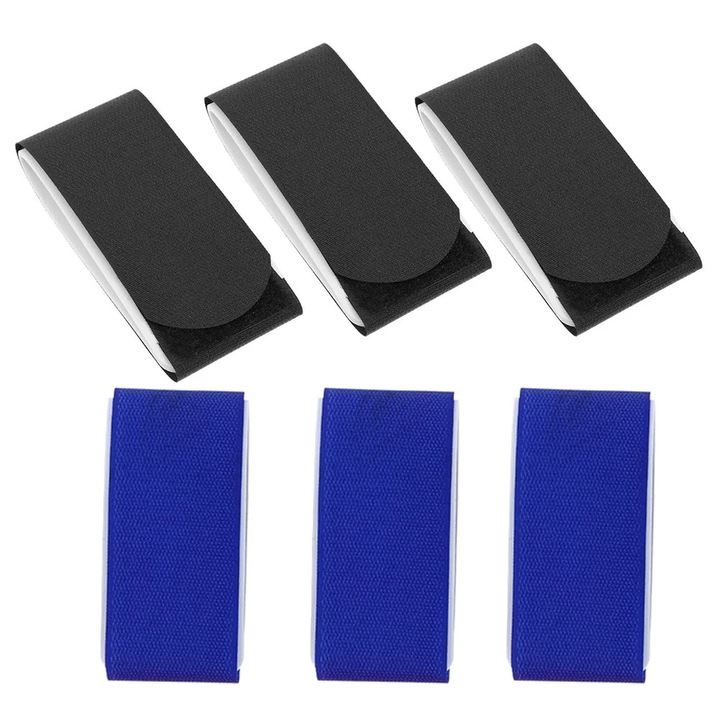 Set 6 benzi fixare schi YANYXR, nylon EVA, multicolor, 11.5x5.5x0.5cm