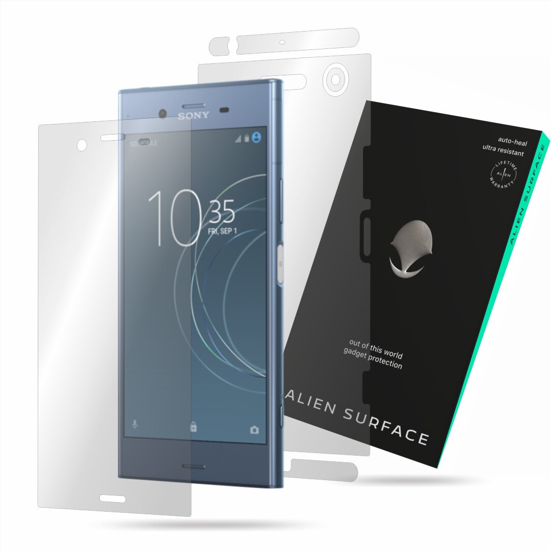 Folie Alien Surface, Sony Xperia XZ1, protectie ecran, spate, laterale