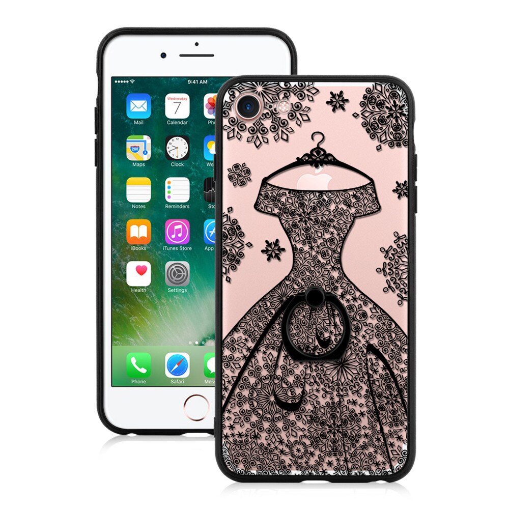 Husa de protectie Caseology Ring Holder pentru Apple iPhone 7, Cinderella