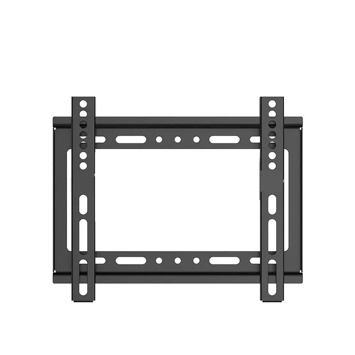 Suport TV perete 14-43 inch, otel SPCC, negru, 28x19x1.5cm