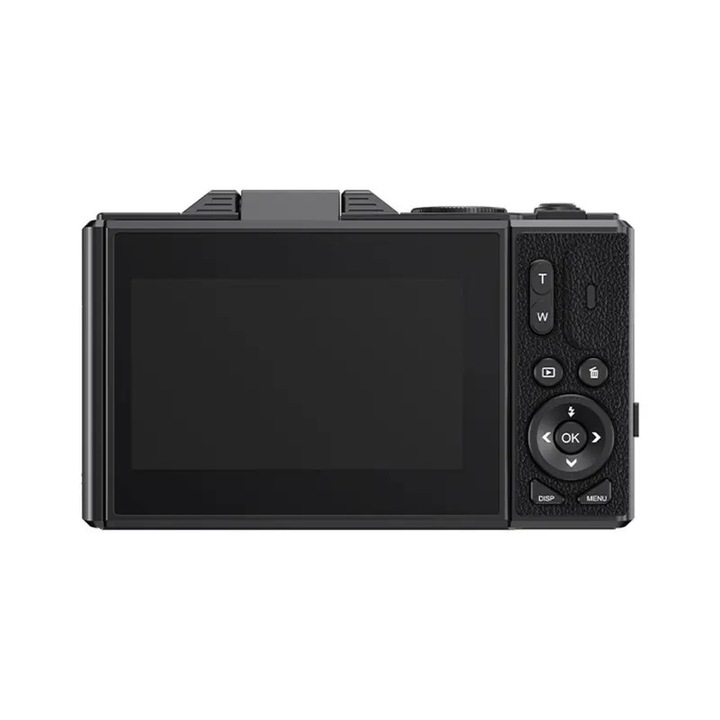 Kompakt digitális fényképezőgép 75MP 5K Ultra HD fekete 11.1x7x4.6cm tartozékkészlet