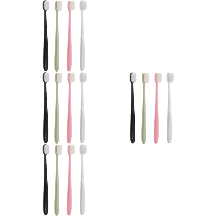 Set 16 periute de dinti YANYXR, moi, pliabile, multicolor, 18x1.5x1.3cm