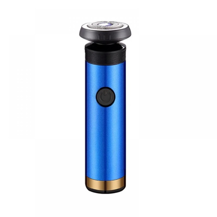 YANYXR mini elektromos borotva 11.8x6.5x3cm fekete kék lila