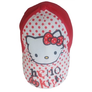 Sapca copii, Hello Kitty , rosu, 54 Sapca copii, Hello Kitty , rosu, 54