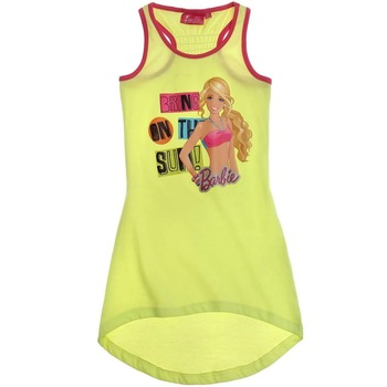 Rochie copii , Barbie, Galben Rochie copii , Barbie, Galben
