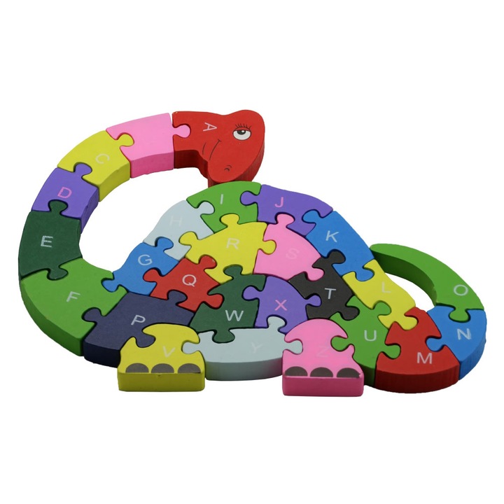 Puzzle lemn Dinosaur