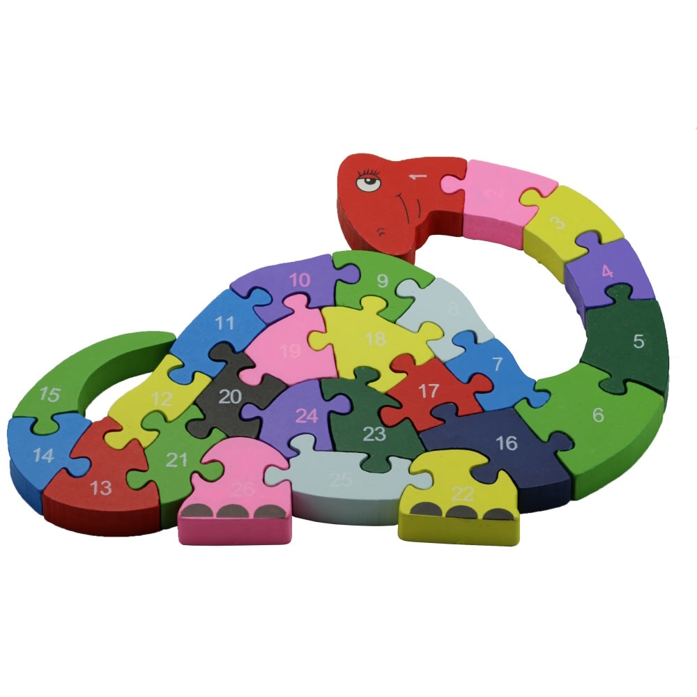 Puzzle lemn Dinosaur