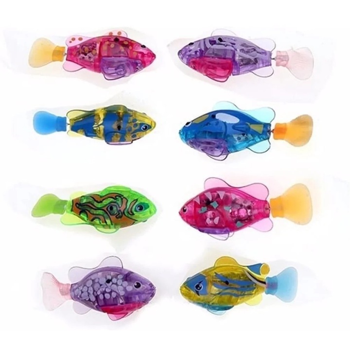 5 db YANYXR elektronikus csali készlet, LED, többszínű, 8x3.5cm