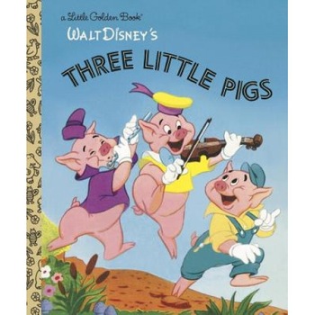 Three Little Pigs, Golden Books Three Little Pigs, Golden Books