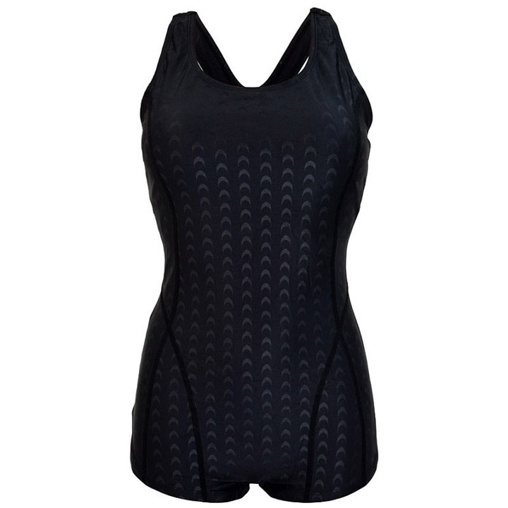 Costum de baie dama intreg, MAXIMA, Poliamida, Negru, Marimea XXL