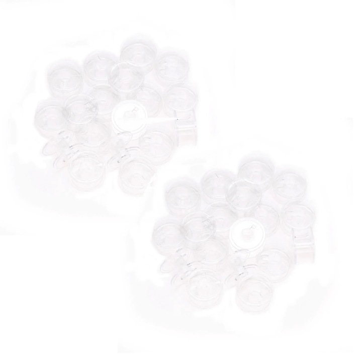 Bobine pentru masina de cusut ZYBLSSBB SA156, compatibile cu Brother (modele multiple), din plastic transparent, set 10 buc, LSM2xh108-BCS0181808
