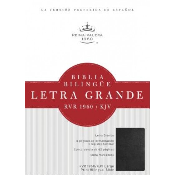 Biblia Bilingue Letra Grande-PR-Rvr 1960/KJV, Broadman & Holman Publishers (Manufactured by)