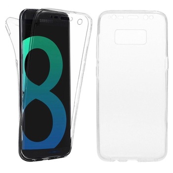 Husa 360 Grade Silicon Samsung Galaxy S8, Transparent Husa 360 Grade Silicon Samsung Galaxy S8, Transparent