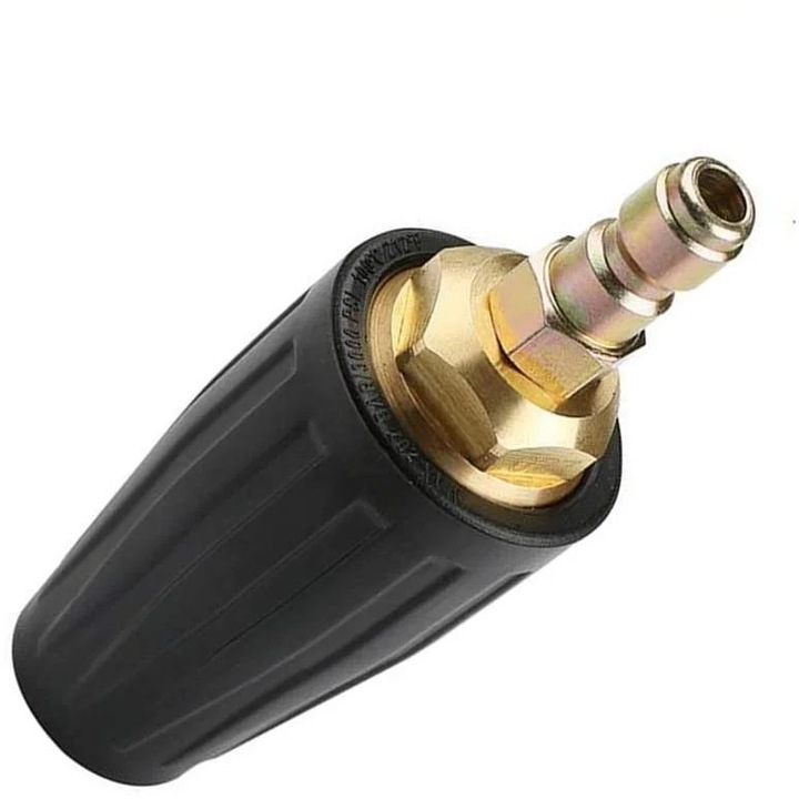Duza turbo rotativa pentru masina de spalat cu presiune ZYBLSSBB LSM2xh3759-BCS0042495, 1.8 GPM, 3000 PSI/276 bar, conexiune rapida 1/4", negru
