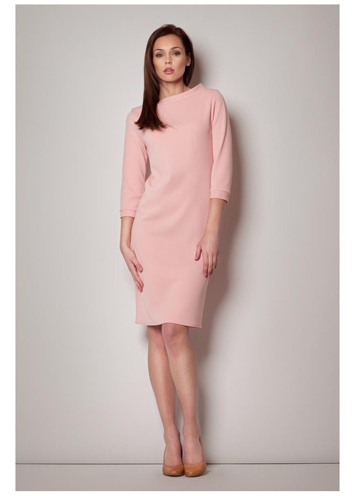 Рокля, Figl, Розова, One Size INTL, 95% полиестер, 5% еластан