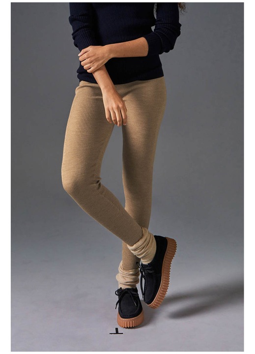 Легинг с висока талия, Rodier, кафяв, One Size INTL