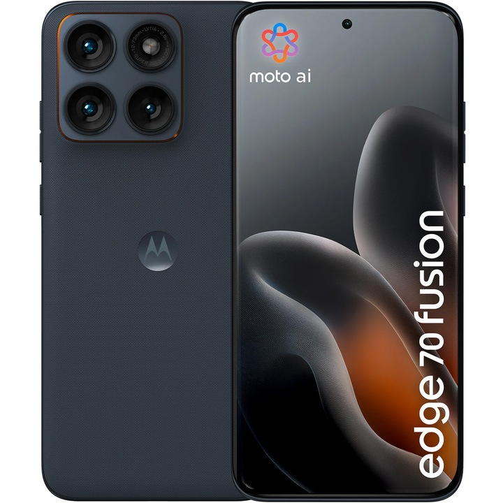 Telefon mobil Motorola Edge 70 Fusion, 8GB RAM, 512GB, 5G, Pantone Silhouette