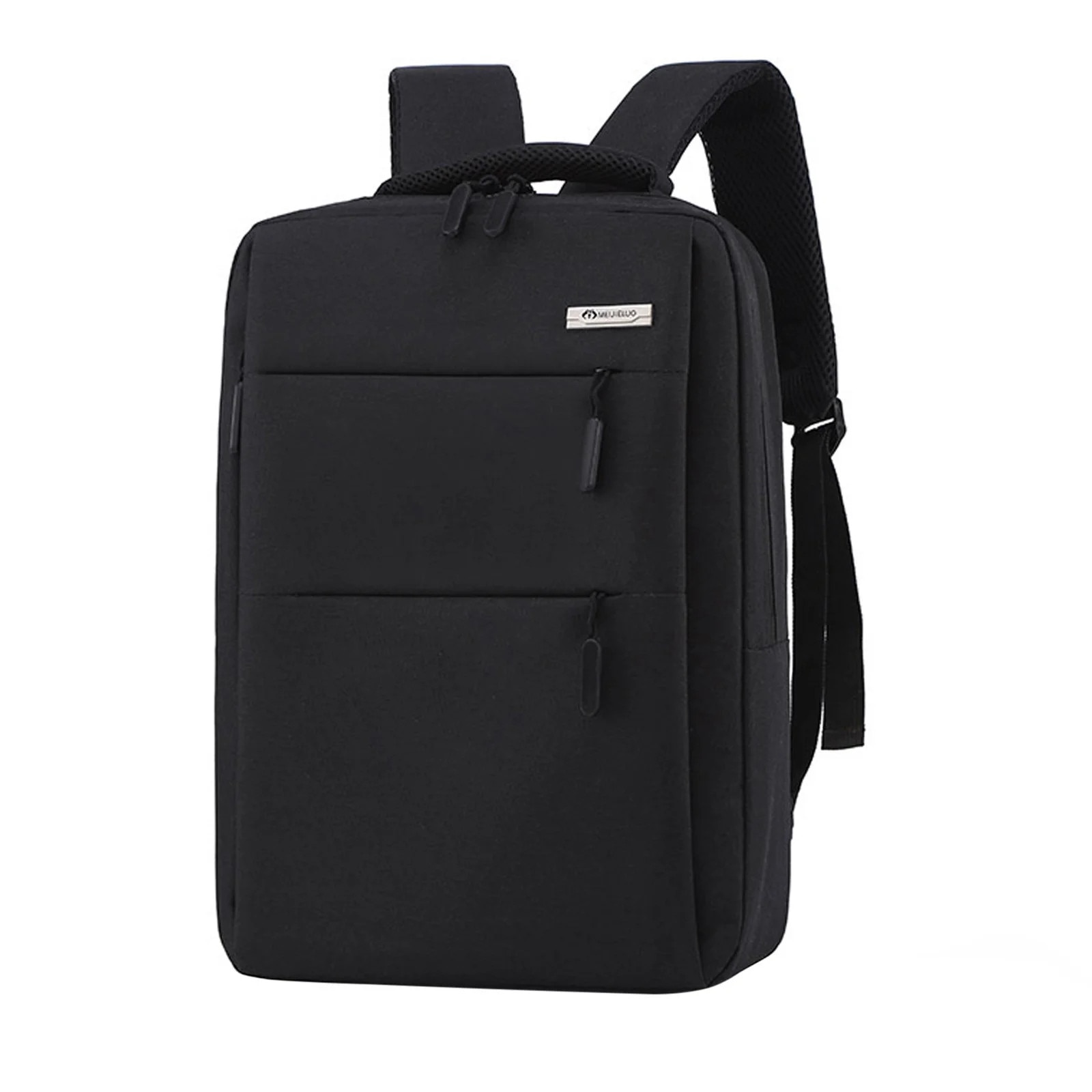 YANYXR, rucsac business din poliester cu port de incarcare USB, compartiment laptop captusit, rezistent la apa, negru, 42×30×11 cm