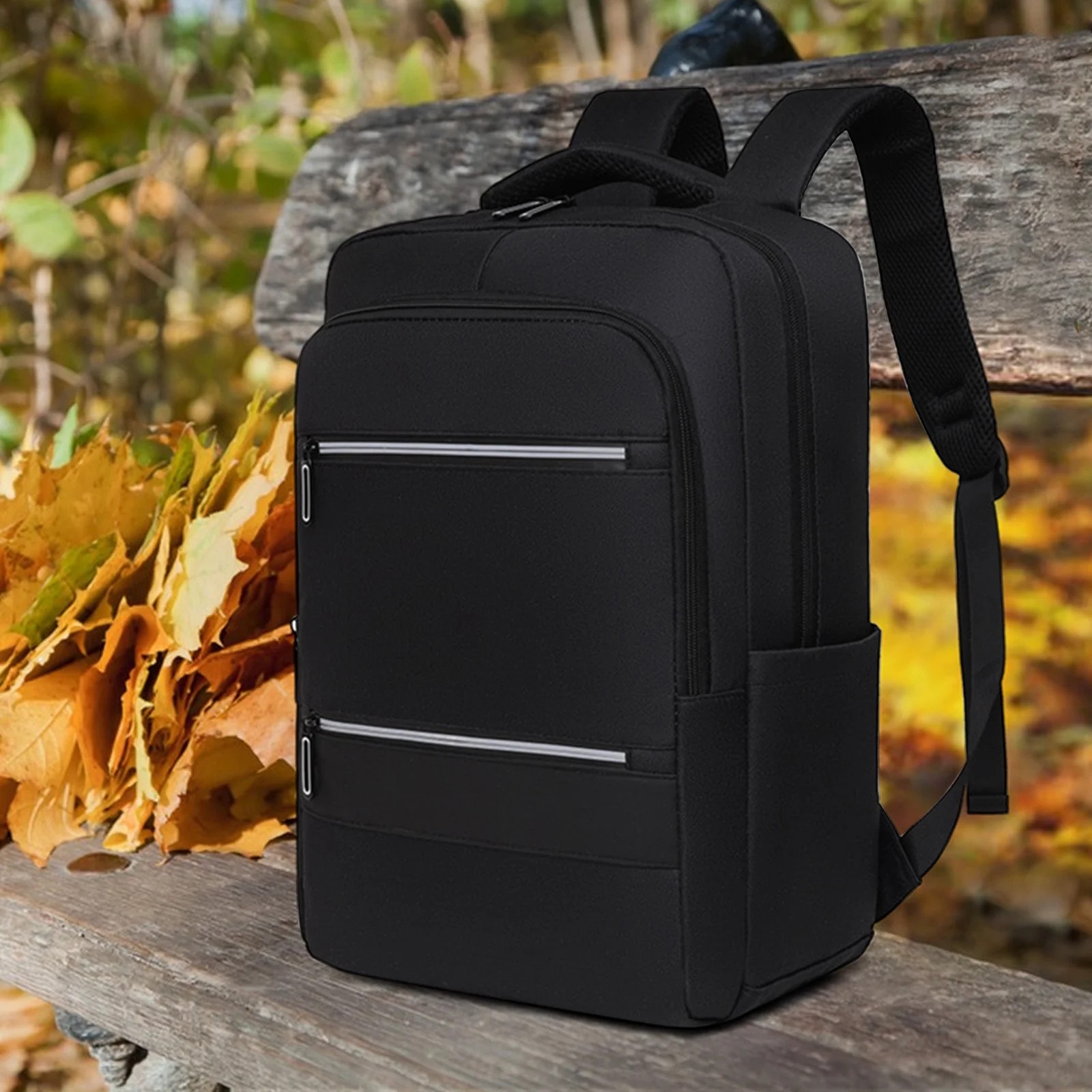 Rucsac laptop business mare capacitate negru 43.5x32x16cm
