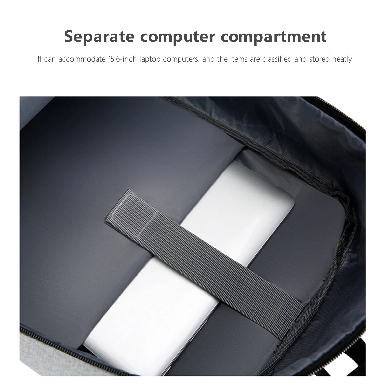 Rucsac laptop ZYBLSSBB 45x30x13cm rezistent apa USB multicolor