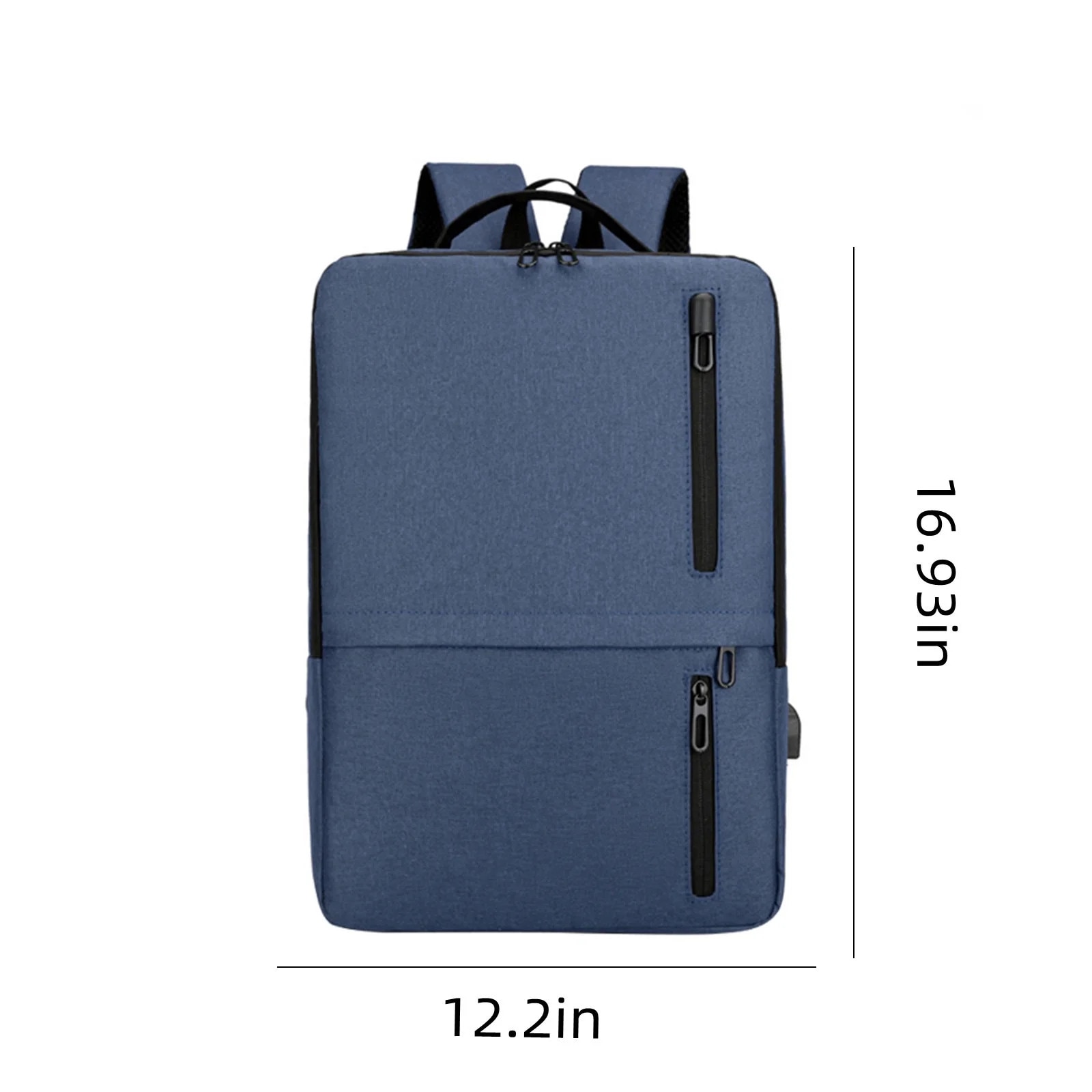 Rucsac laptop ZYBLSSBB 43x31x12cm rezistent la apa multicolor cu port USB