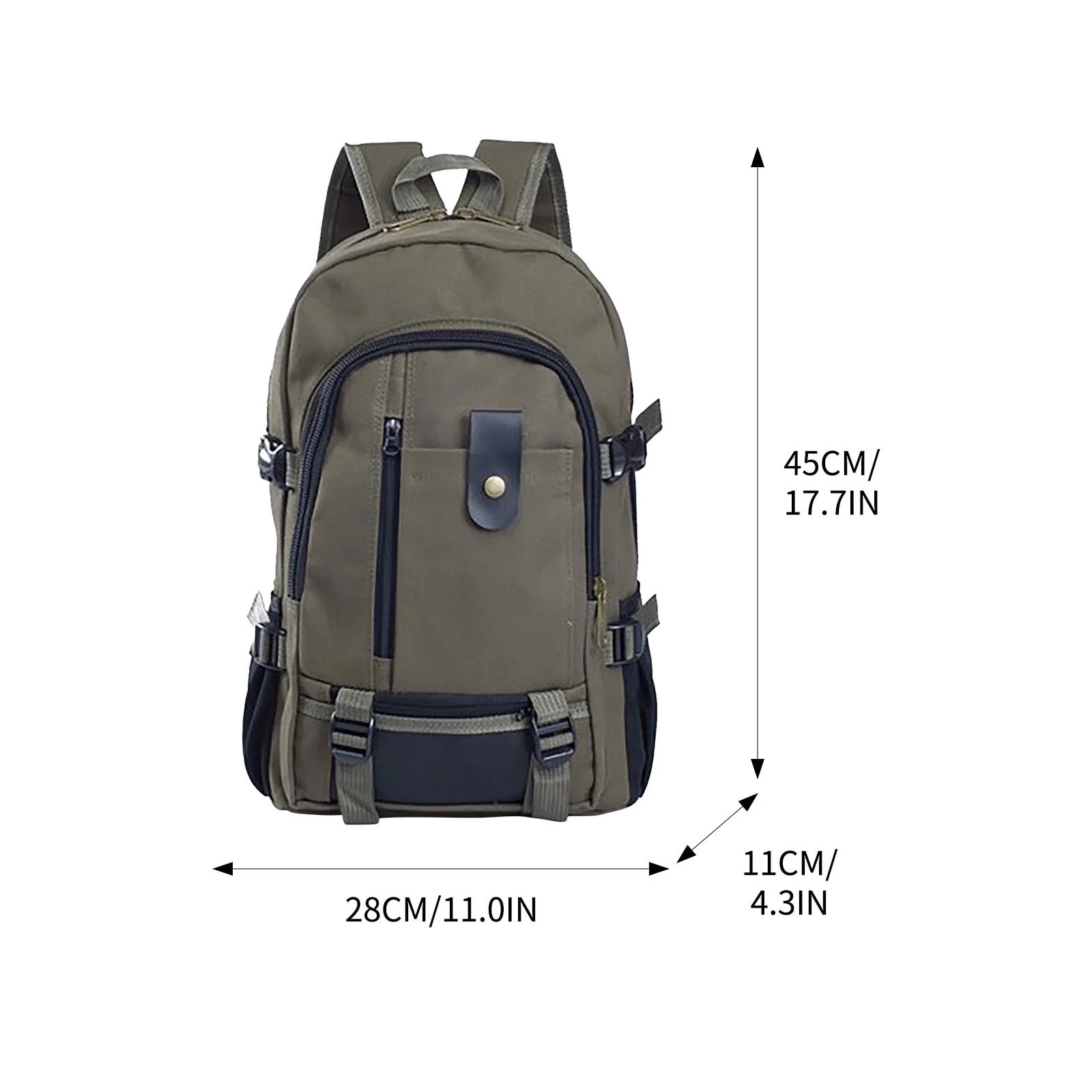 Rucsac laptop vintage, impermeabil, multicolor, 30x45x15cm