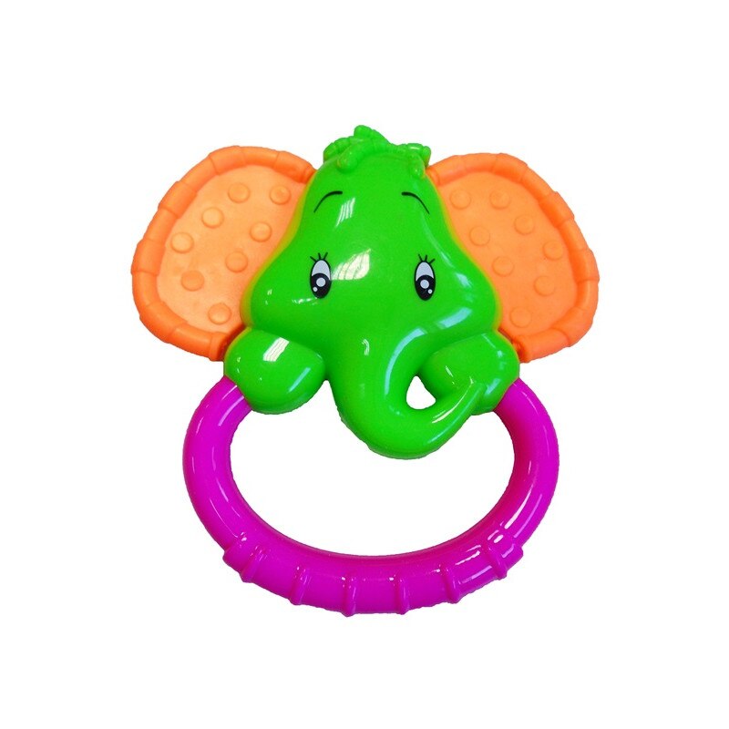 Jucarie elefant pentru dentitie bebelusi