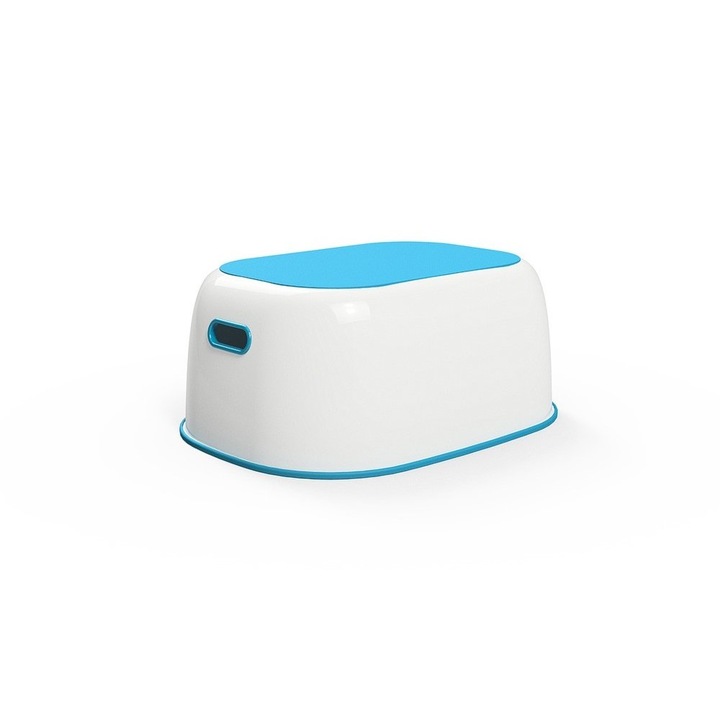 Treapta Inaltatoare si Cutie de Depozitare Prince Lionheart Berry Blue