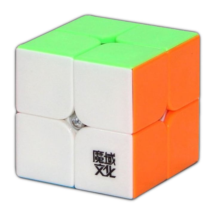 Cub 2x2x2 Profesional, model LingPo, plastic colorat