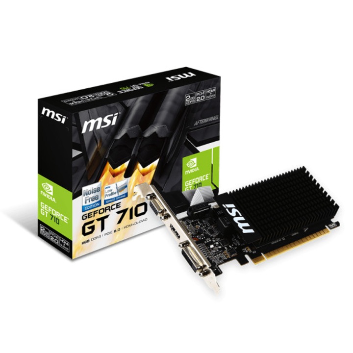 Видео карта MSI GeForce GT710 2GD3H LP (2GB DDR3) 912-V809-2894 EoL