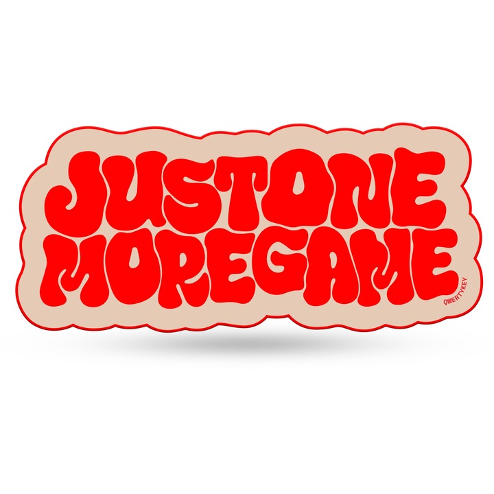 Deskmat Mousepad QwertyKey Game Rosu Waterproof, Margini Cusute, Grosime 4mm, Spate Cauciucat