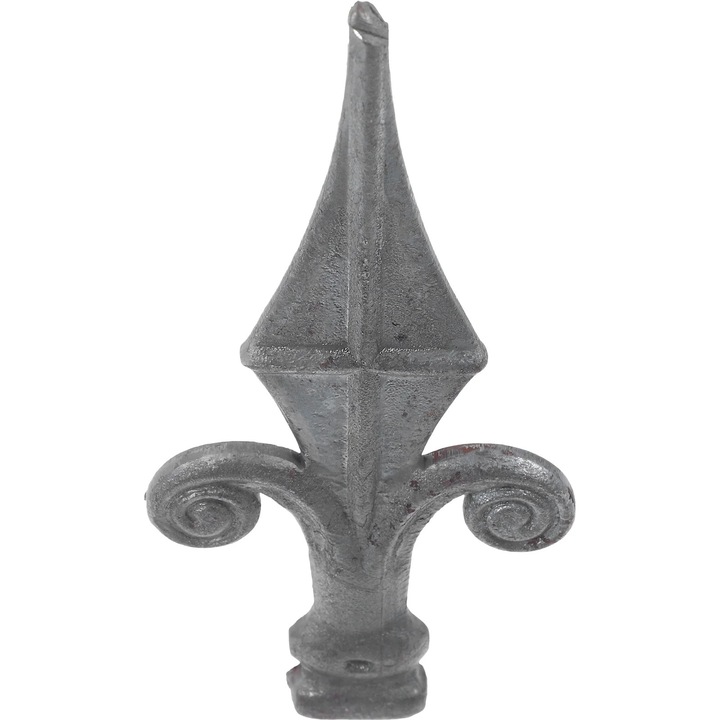 Varf gard fier forjat YANYXR, clasic, negru, 14.8x6.5x1 cm