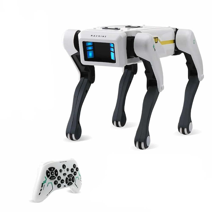 Робот куче Smart Dog, Интерактивно, RC, APP управление, Бяло