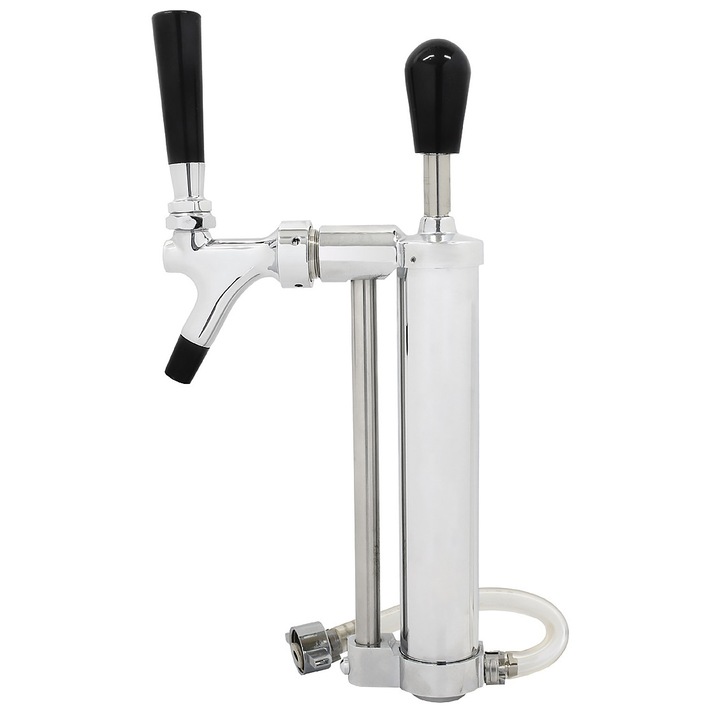 Pompa bere picnic cu robinet, 5/8' CO2, metalica completa