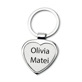 Breloc metalic personalizat text. Numele, textul, mesajul tau pe breloc Breloc metalic personalizat text. Numele, textul, mesajul tau pe breloc